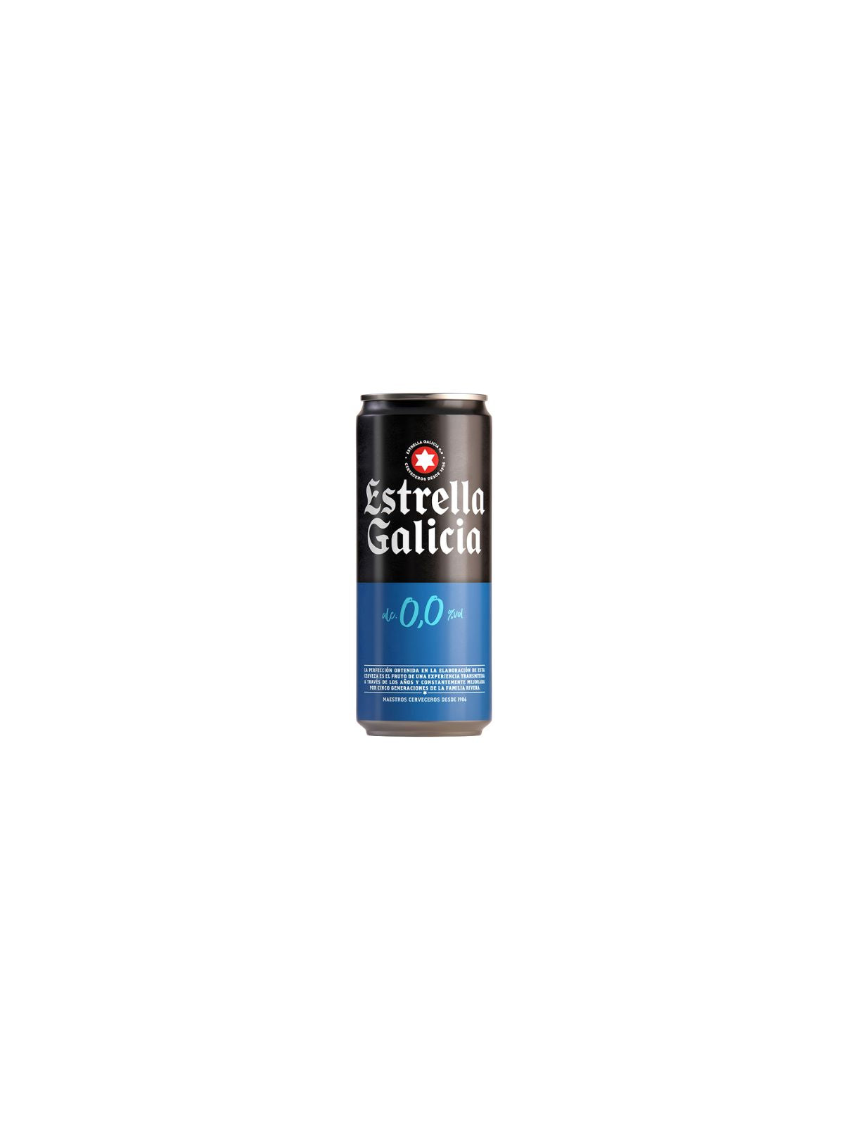 Estrella Galicia 0.0 330ml Can – Alcohol Delivery Marbella